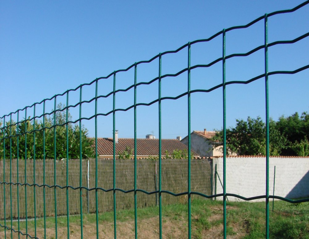 cloture pour maison mitoyenne grillage soudé plastifié